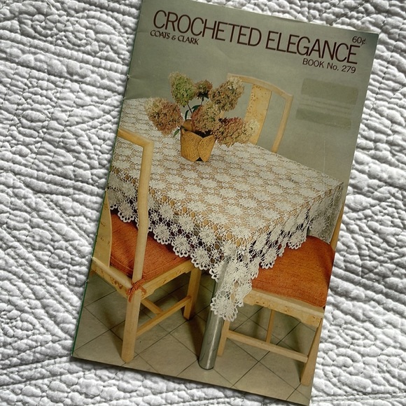Crocheted Elegance instruction directions booklet # 279 Coats and Clark … - Picture 2 of 8